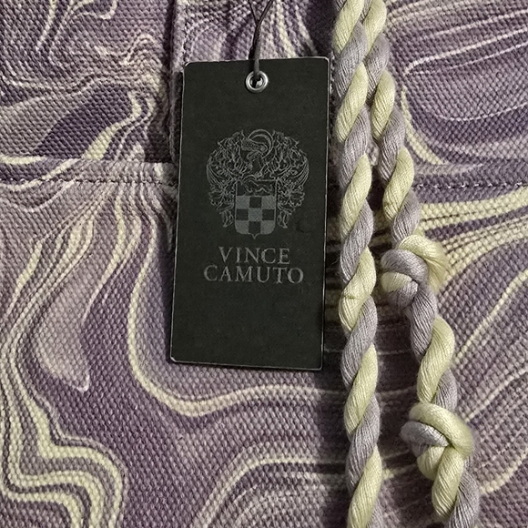 Vince Camuto Orla Lavender Haze Swirl Large Tote Bag with Tassel NWT - Picture 3 of 12